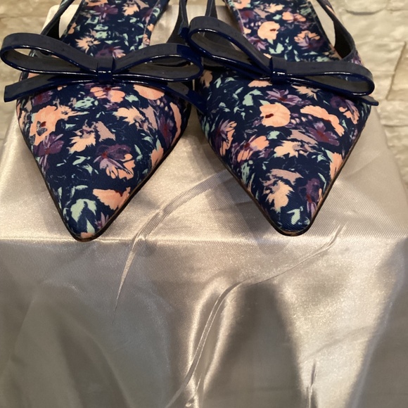 Jeffrey Campbell Floral Slingback Kitten Heels - Picture 10 of 10